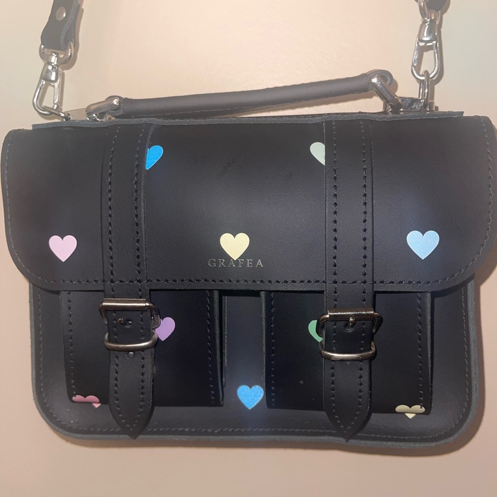 Grafea Micro Multicolor Heart Satchel